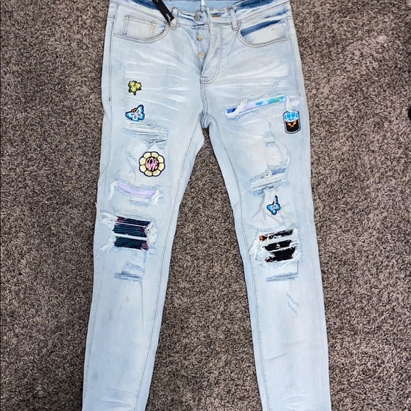amiri jeans art patch